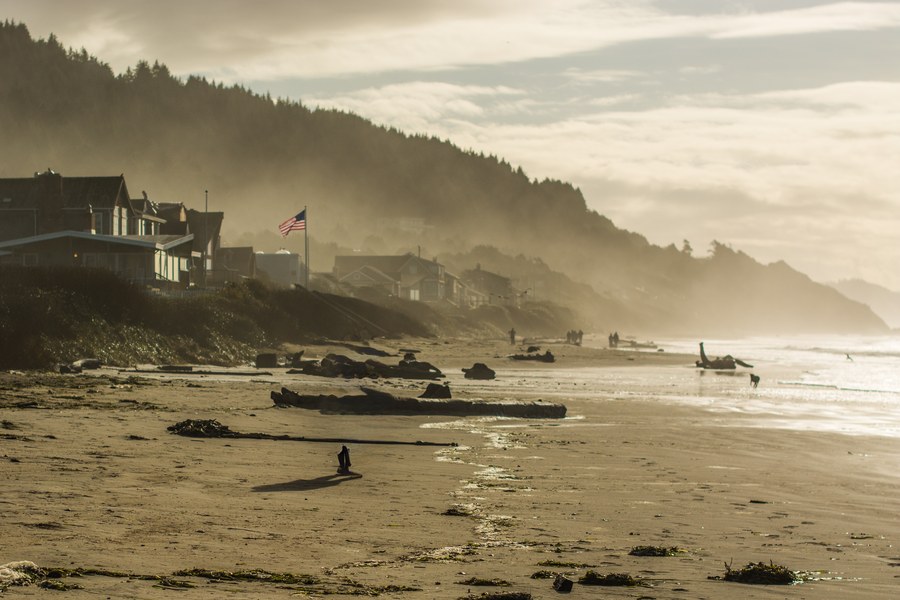 After: the person on the beach has been erased, full resolution, ready to use
