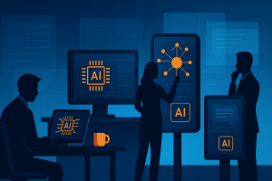 Futuristic AI tools used in enterprise and public sectors