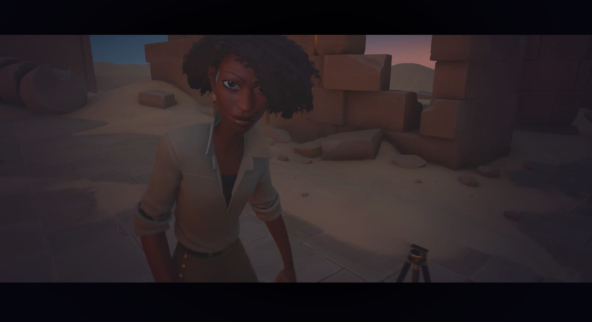 In the Valley of Gods in-game visuals
