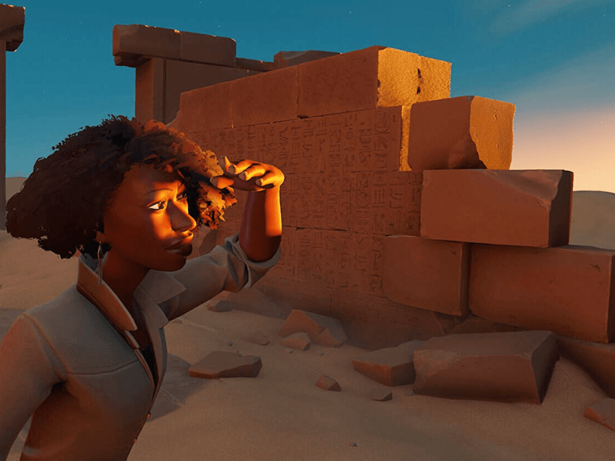 In the Valley of Gods game environment