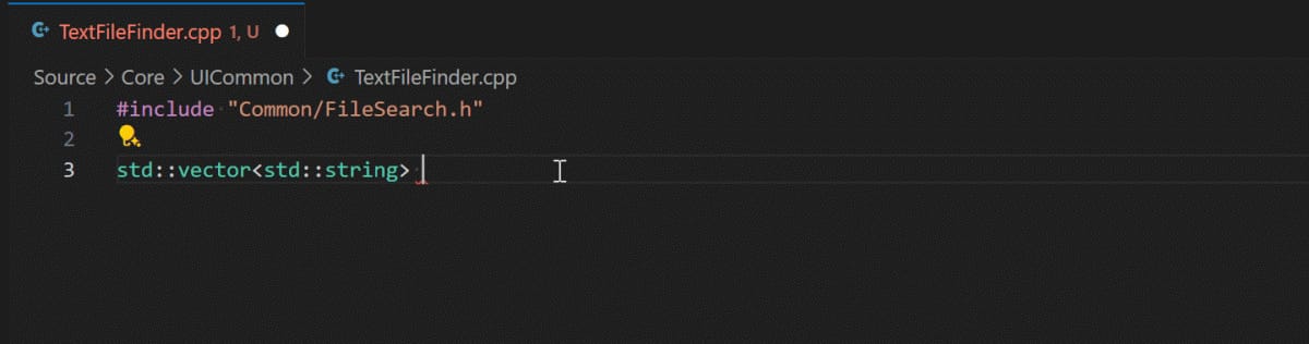 Inline completions as you type
