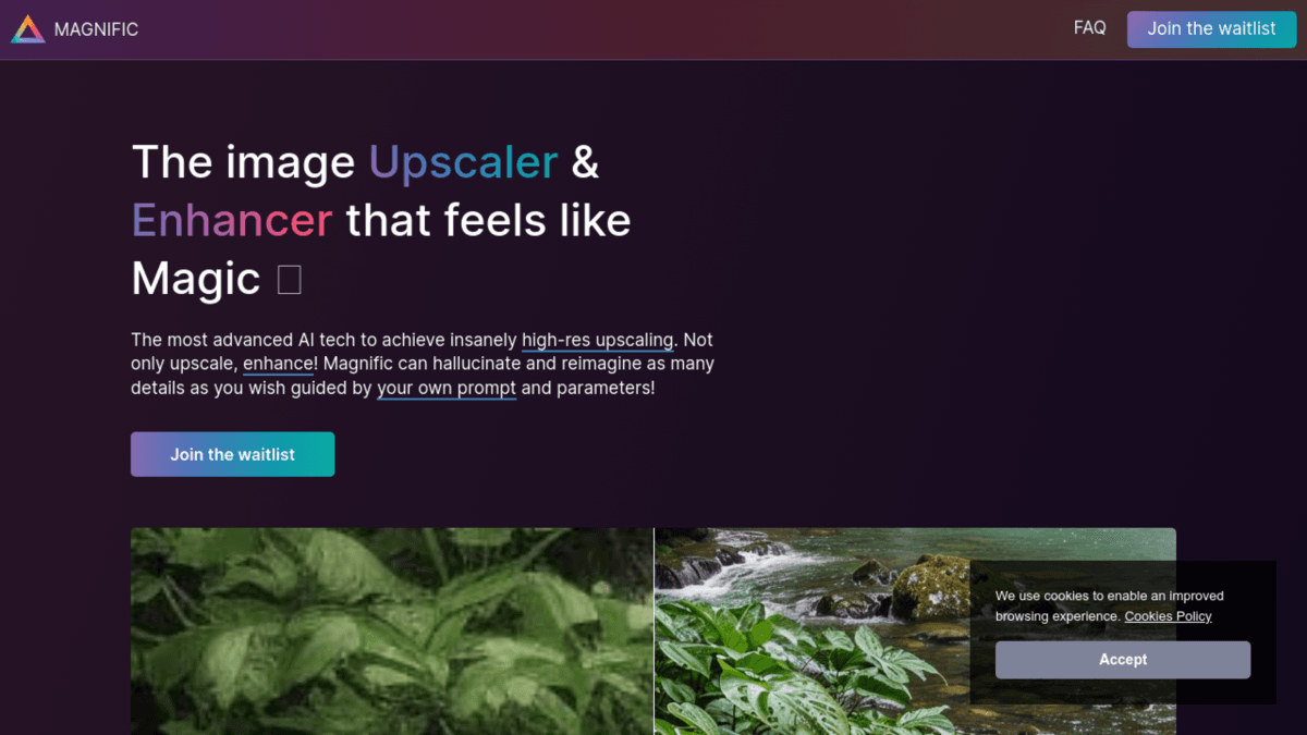 The Magnific upscaler