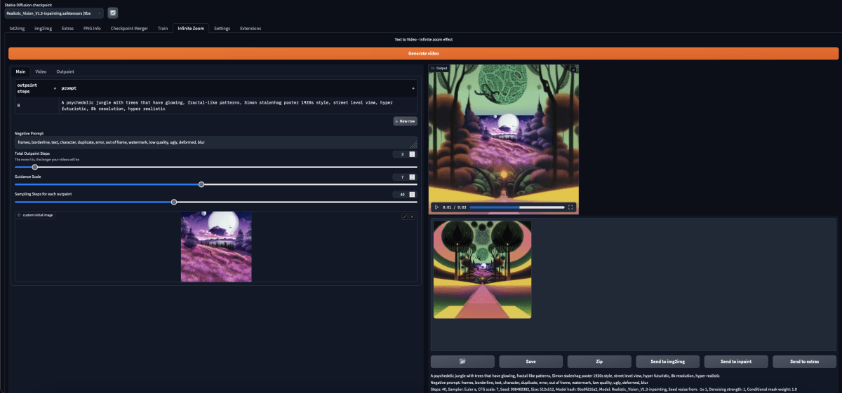 The web UI